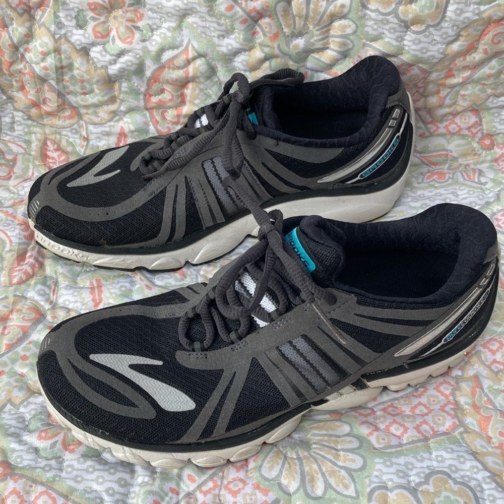 Brooks Pure Cadence Womens 8 Sneaker Shoe Black - Picture 2 of 8